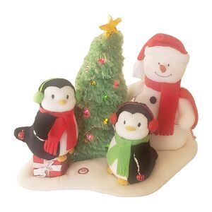 2006 Hallmark Jingle Pals Very Merry Trio Snowman Penguin Christmas Tree